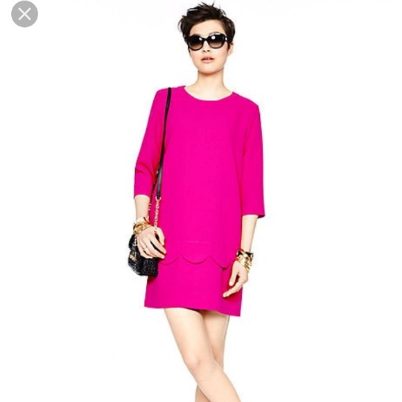 kate spade hot pink dress